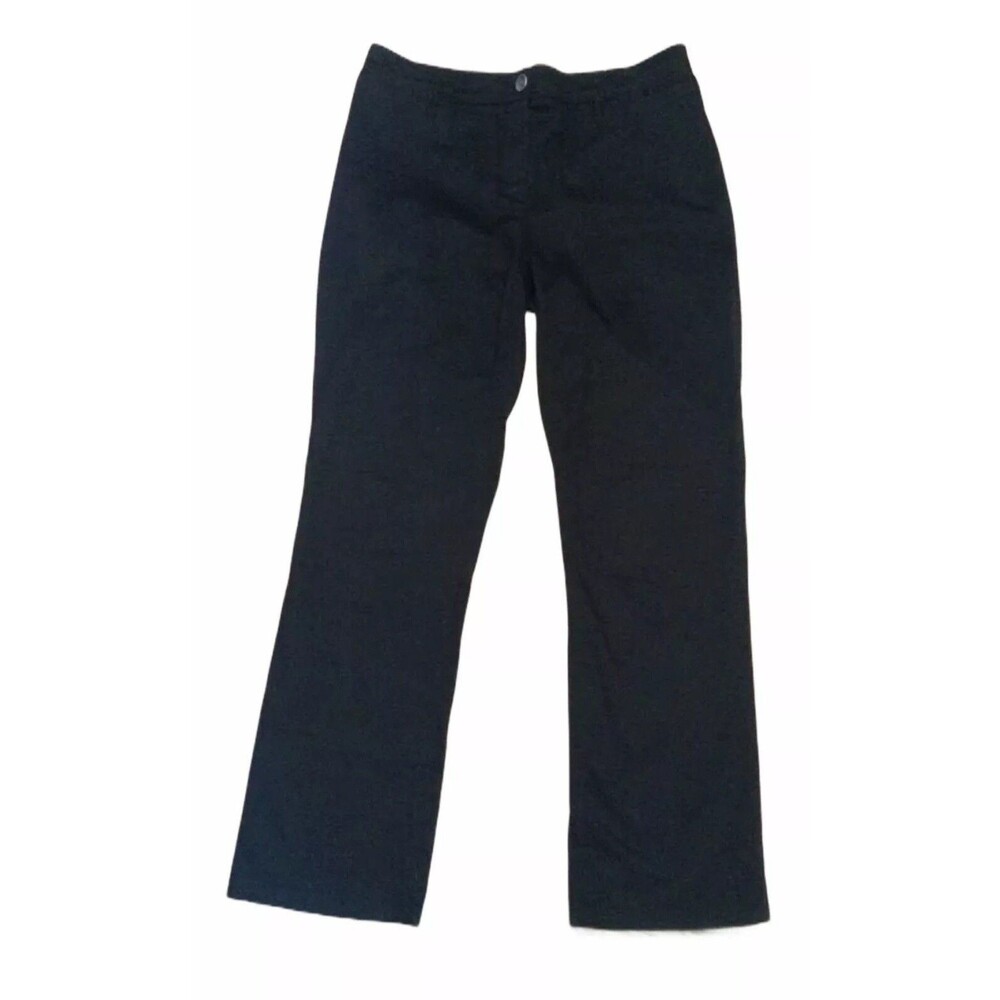 Chicos Black Career Casual Dress Slacks Pants Size 0.5 Short